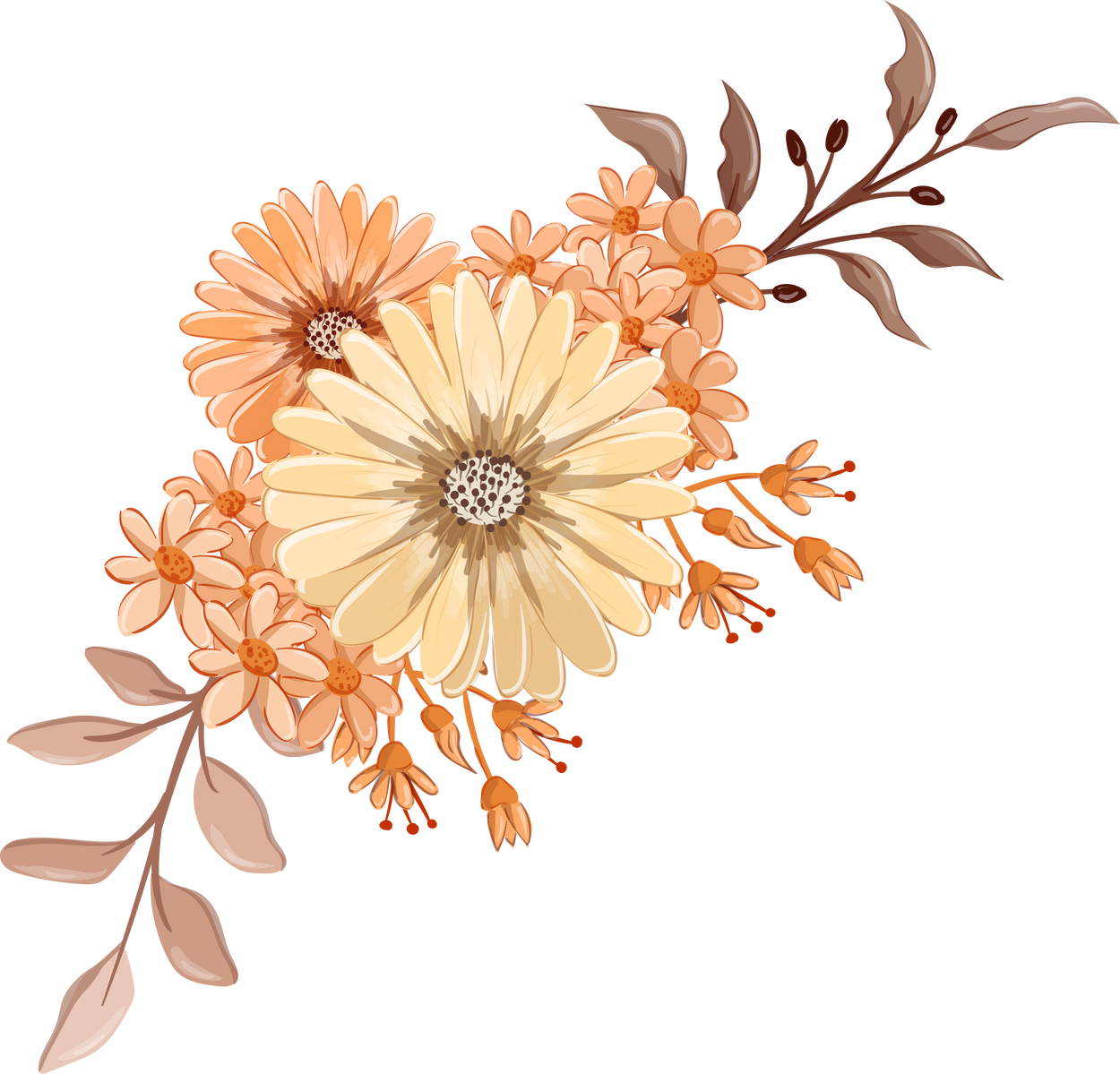 Orange Flower Arrangement